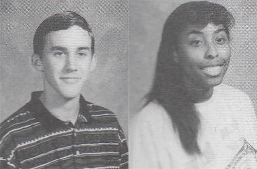 Mitchell Pace and Angela Washington from the 1995 FCHS 
Yearbook