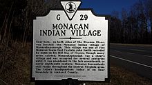 History of Monacan Indians in Columbia, Virginia