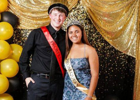2022 Prom King Jacob Ondek and Prom Queen Shayleigh Sims