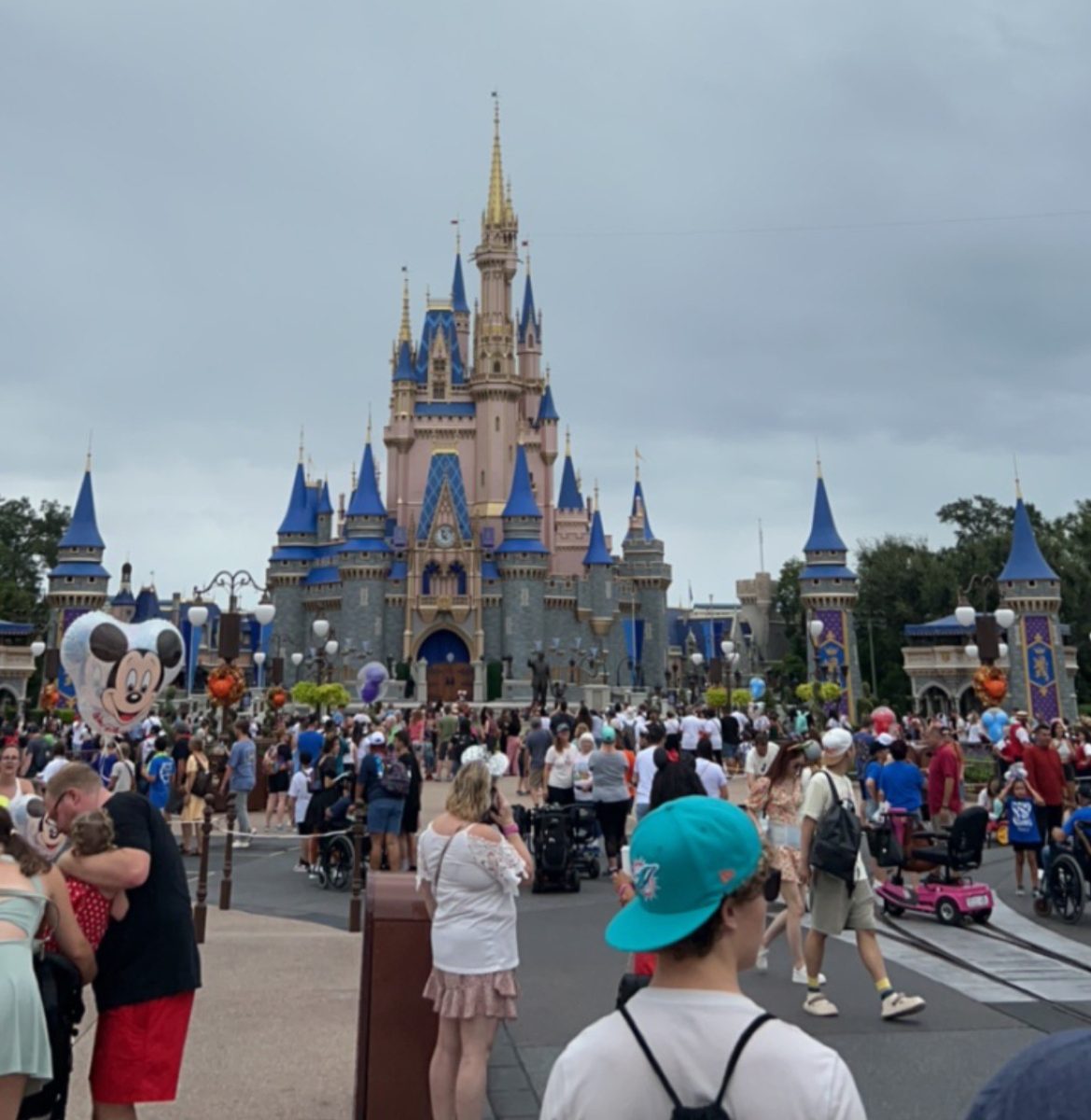 Walt+Disney+Worlds+Cinderella+Castle+in+early+October+of+2023.+Photo+courtesy+of+Grace+Harris.+