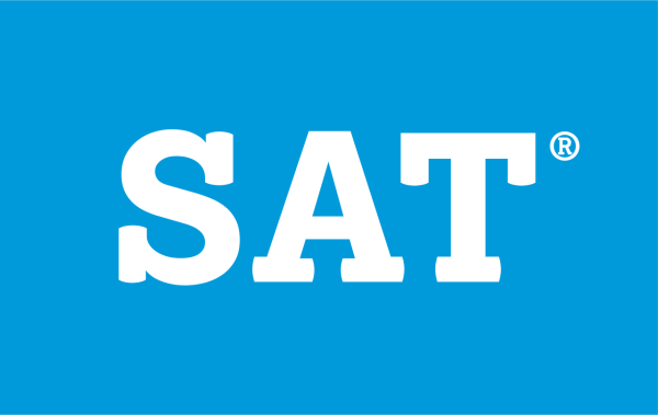 The official SAT logo from the College Board. Photo courtesy of Wikipedia via public domain.  