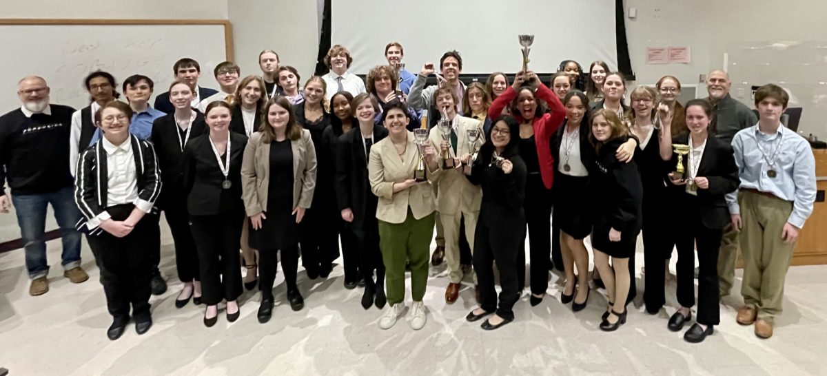 The 2022-23 FCHS Forensics team at the Tournament of Champions on January 21, 2023. Photo Courtesy of Fluco Forensics.