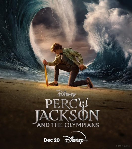 The movie poster for the Disney+ series Percy Jackson and the Olympians (2023). Walter Scobell in Percy Jackson and the Olympians (2023). by IMDB courtesy of Disney+