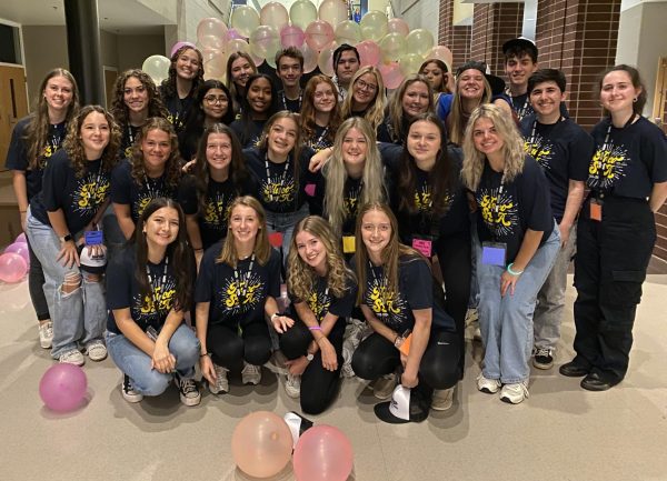 Members of the SGA at the VHSL Student Leadership Conference on Nov. 11, 2023. Photo courtesy of David Small.
