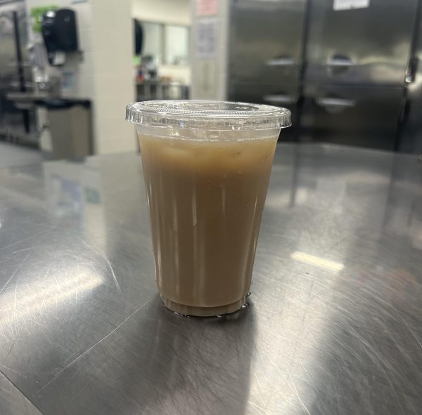 Coffee served in the Cafeteria.