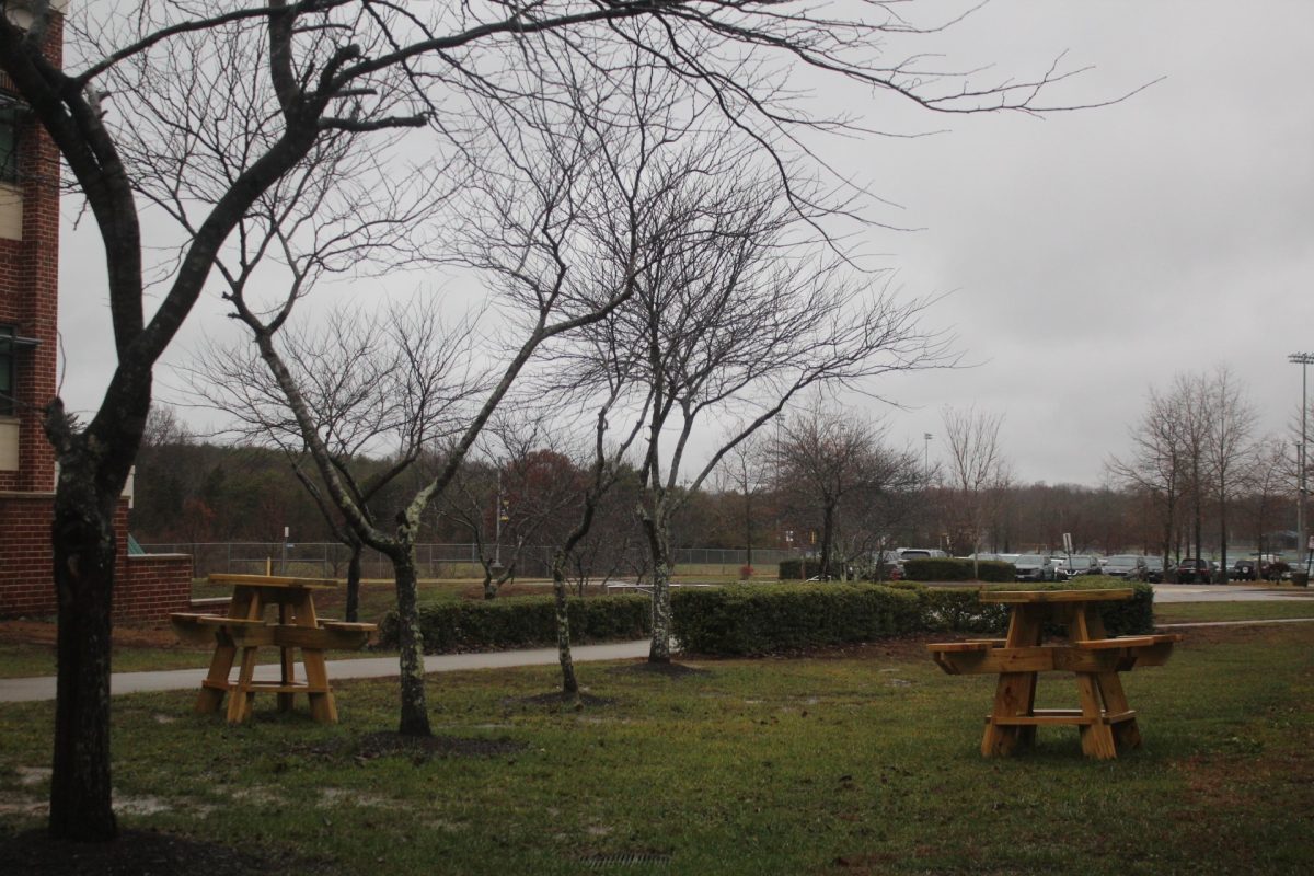 A cloudy day in the courtyard. Photo courtesy of Maddy Hamel.