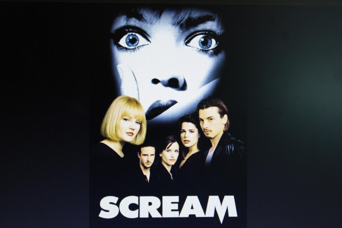 A screenshot of the poster for "Scream."