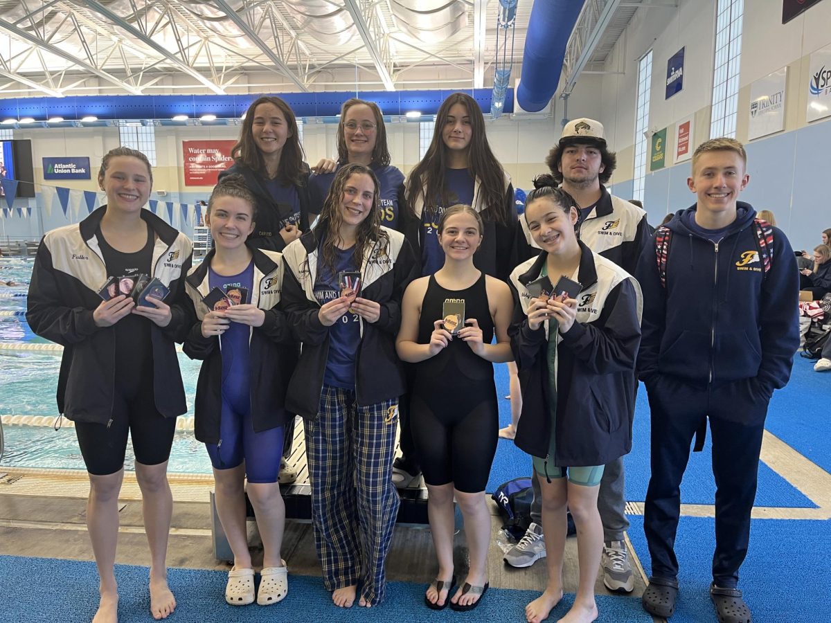 The state Swim team after the state championship meet.