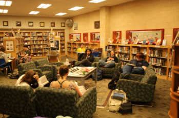 The March 3 Read-A-Thon. Photos by Alek Wheaton. 