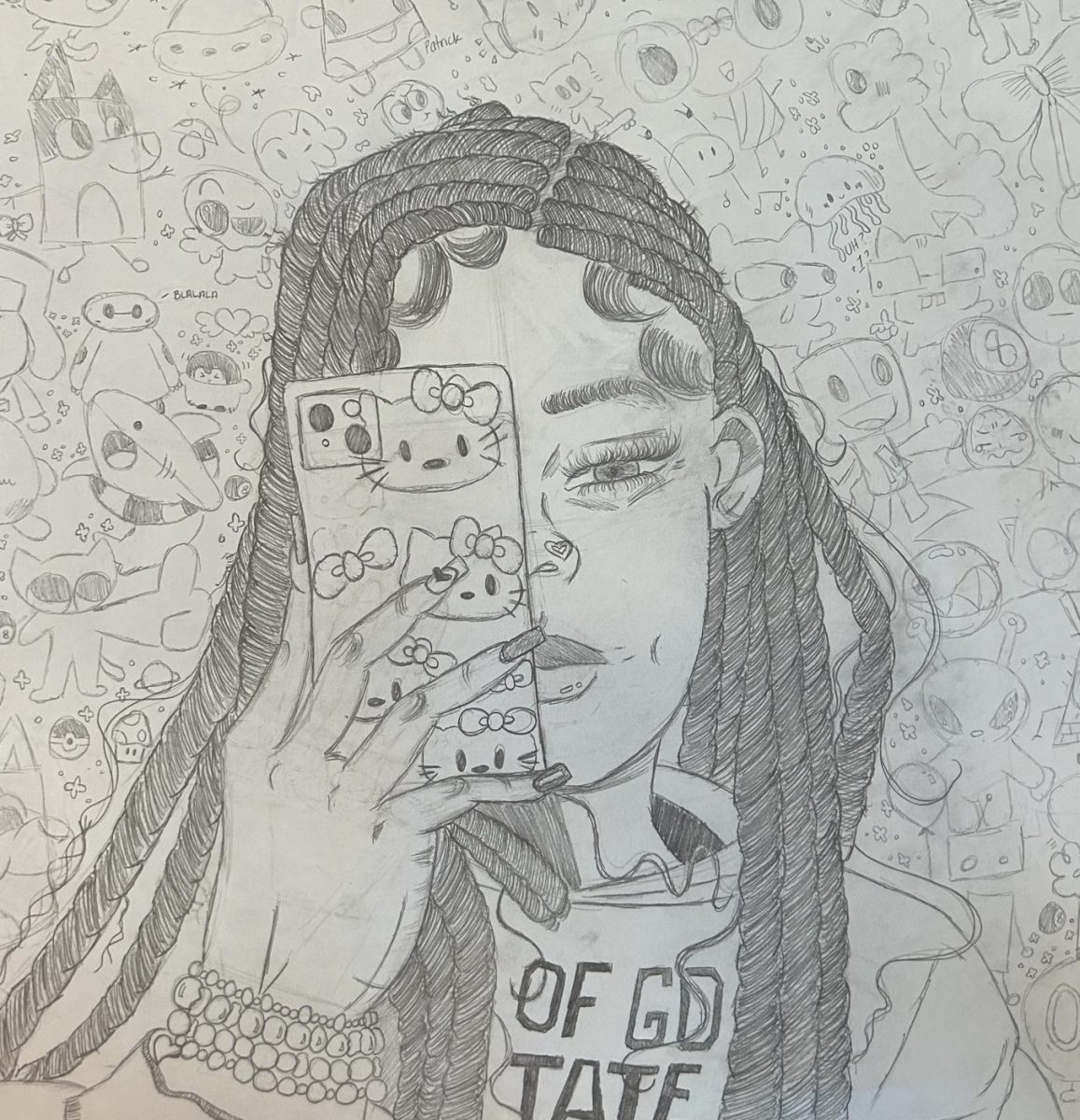 Drawing by Michaela Carter-Payne '25.