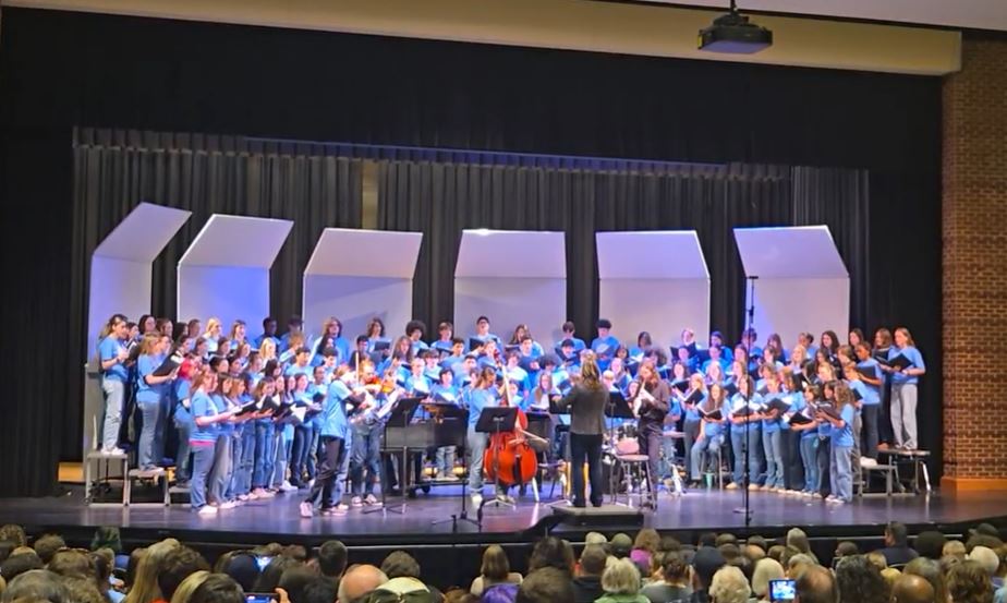 The FCHS choir competes at the Districts competition on Feb. 13. 