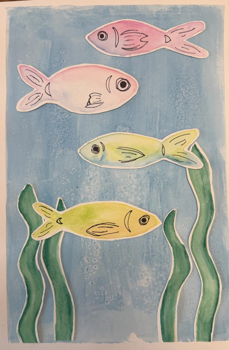 Artwork by Ava Mullenax '26.