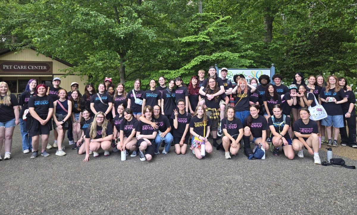 The FCHS Choir at the "Music in the Park" event at Busch Gardens Williamsburg on April 24. 