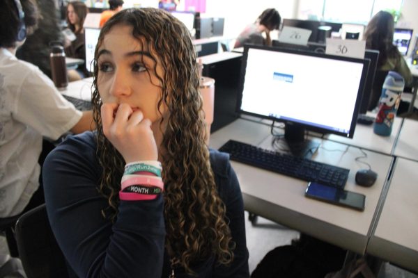 Lily Calvo '26 thinks about what she wants to do after graduating from FCHS.